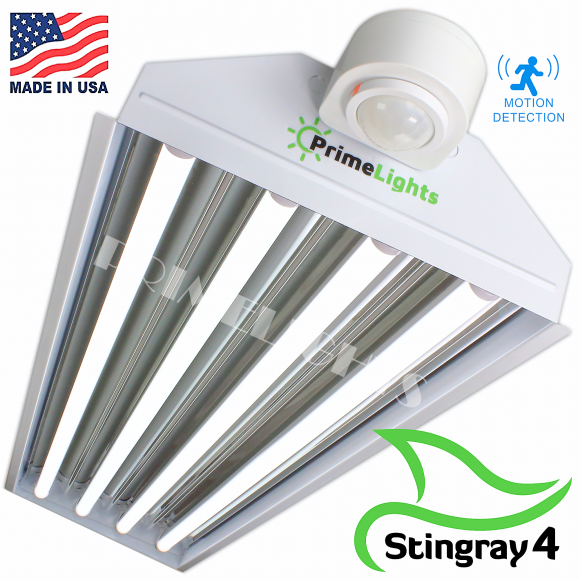 LED StingRay 4 XL MOTION ACTIVATED Shop Light (Frosted Diffuser)