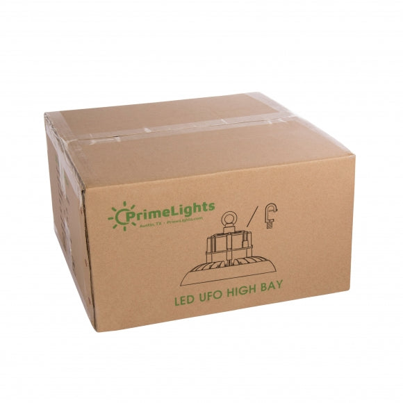 100W Prime Round Bay - Warehouse Lighting - 110V-277V COMMERCIAL SPECIFICATION GRADE - Calc