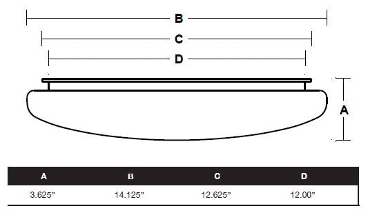 14" Cloudlite Drop Dish Lens Diffuser White (Qty 10)