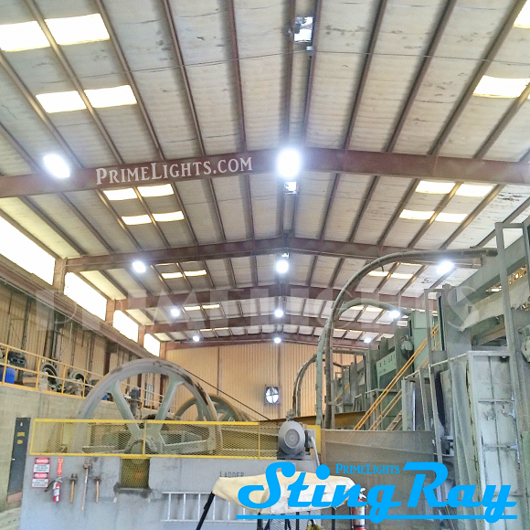 4ft. LED STINGRAY® 6 XL Highbay MOTION ACTIVATED Shop Light With Wire Guard 108W Frosted 19,440 Lumens