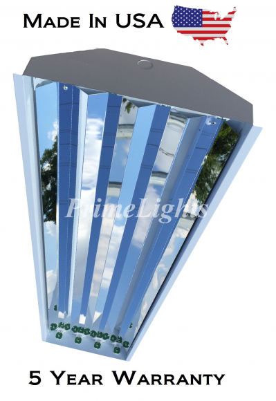 4 Lamp T8 Highbay Fluorescent Fixture