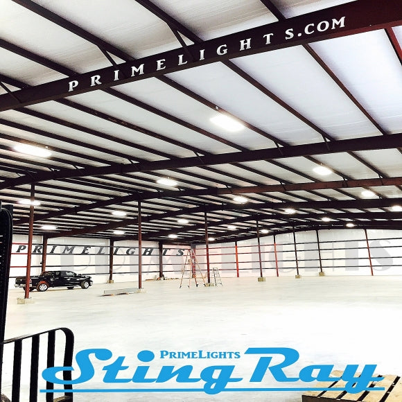 4ft. LED 6 Lamp T8 STINGRAY® Clear 6XL VERSION 2.0 Fixture New, Better, Brighter 21,600 lumens - Calc