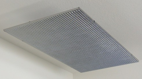 Silver Parabolic Louver 5/8"