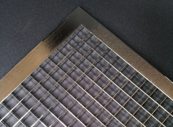 Silver Parabolic Louver 3/4"