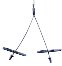 Double Toggle Y 10' Aircraft Cable Hanger (For Hanging Stingray &amp; Bolt)