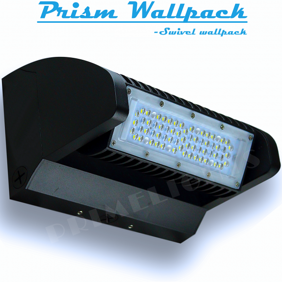 LED Wall Pack - Swivel - 5,800 Lumens, Fully adjustable