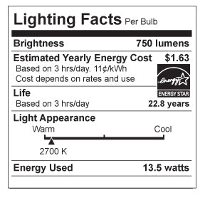 LED PAR30-Long 13 Watt - 75 Watt Equivalent Dimmable (6 Pack)