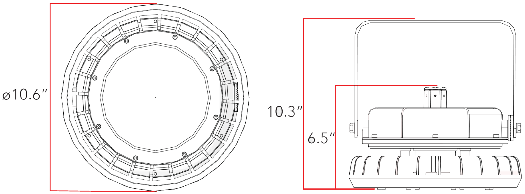 LED Explosion Proof Light Fixtures (B Series)